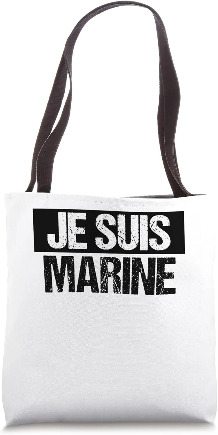 Je Suis Marine Protest Tote Bag