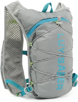 JEELAD Lightweight Running Vest for Women and Men 5L Hydration Backpack with 2L Water Bladder for Hiking Trail Running Gear Cycling Marathon