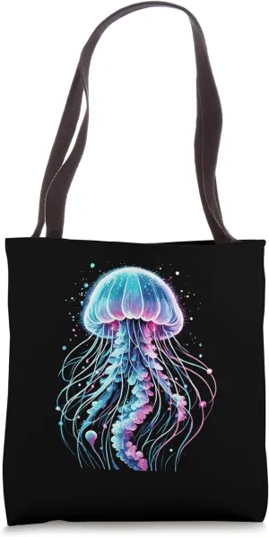 Jellyfish Art Sea Animal Marine Biology Jellyfish Lover Tote Bag