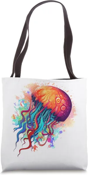 Jellyfish Rave Edm Dubstep Trance Jam Festival Tote Bag