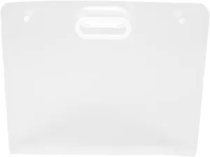 jojofuny Picture Album Storage Bag Compartments Holder Receipt Paint Organizer Bag for Men Women Art Pouch Portable Files Bag File Safe Pouches Plastic Envelope File Folder Pp White