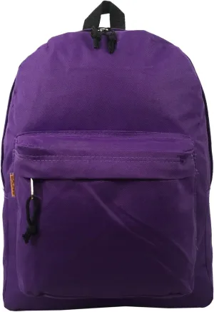 K-Cliffs Classic Backpack Basic Emergency Survival Pack Bookbag 16 inch Simple Daypack Medium School Bag