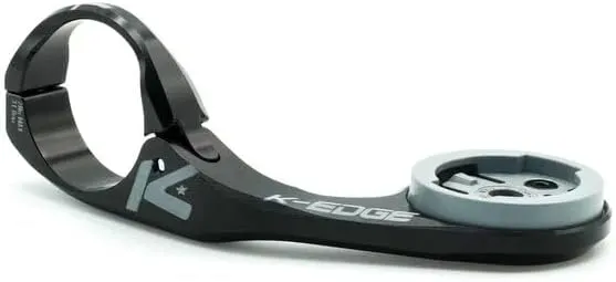 K-Edge | Max Bicycle Computer Combo Mount | for Garmin GPS Devices | Black