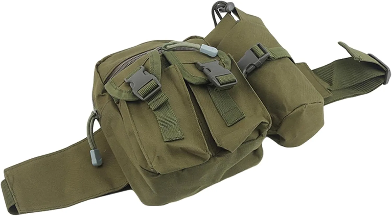 Kettle Bag Outdoor Sports Bag Waist Fanny Pack for Hiking Travel Outdoor Activities Hiking,Jungle, Green