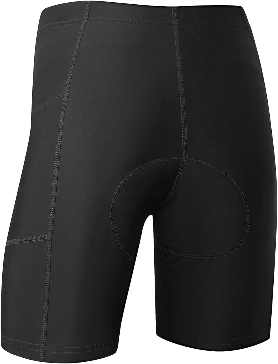 Kids Padded Bike Shorts Boys Girls Biking Shorts with Pockets 3D Padding Cycling Shorts for Boys