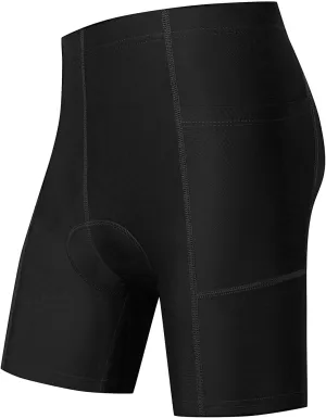 Kids Padded Bike Shorts Boys Girls Biking Shorts with Pockets 3D Padding Cycling Shorts for Boys