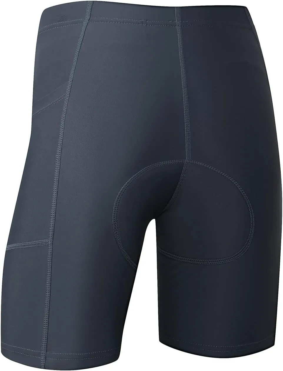 Kids Padded Bike Shorts Boys Girls Biking Shorts with Pockets 3D Padding Cycling Shorts for Boys