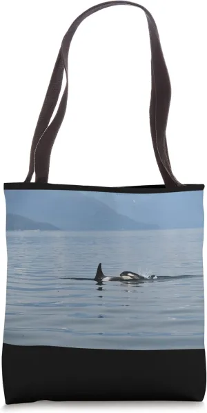 Killer Whales in the Icy Strait of Alaska Tote Bag