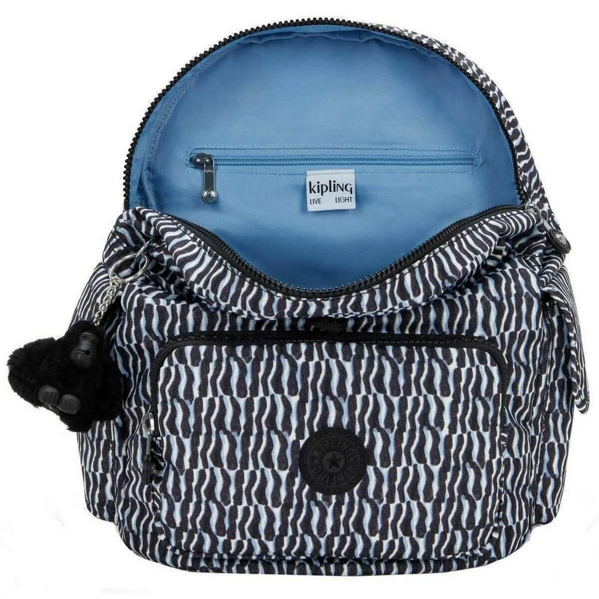 Kipling City Pack S Backpack - Holiday Waves Blue