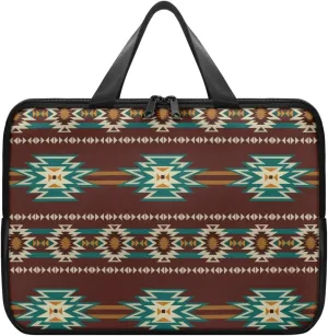 Laptop Bag Case Womens Mens Leather Laptop Sleeve Zipper Shockproof Computer Carrying Bag 10 Inch- 17 Inch