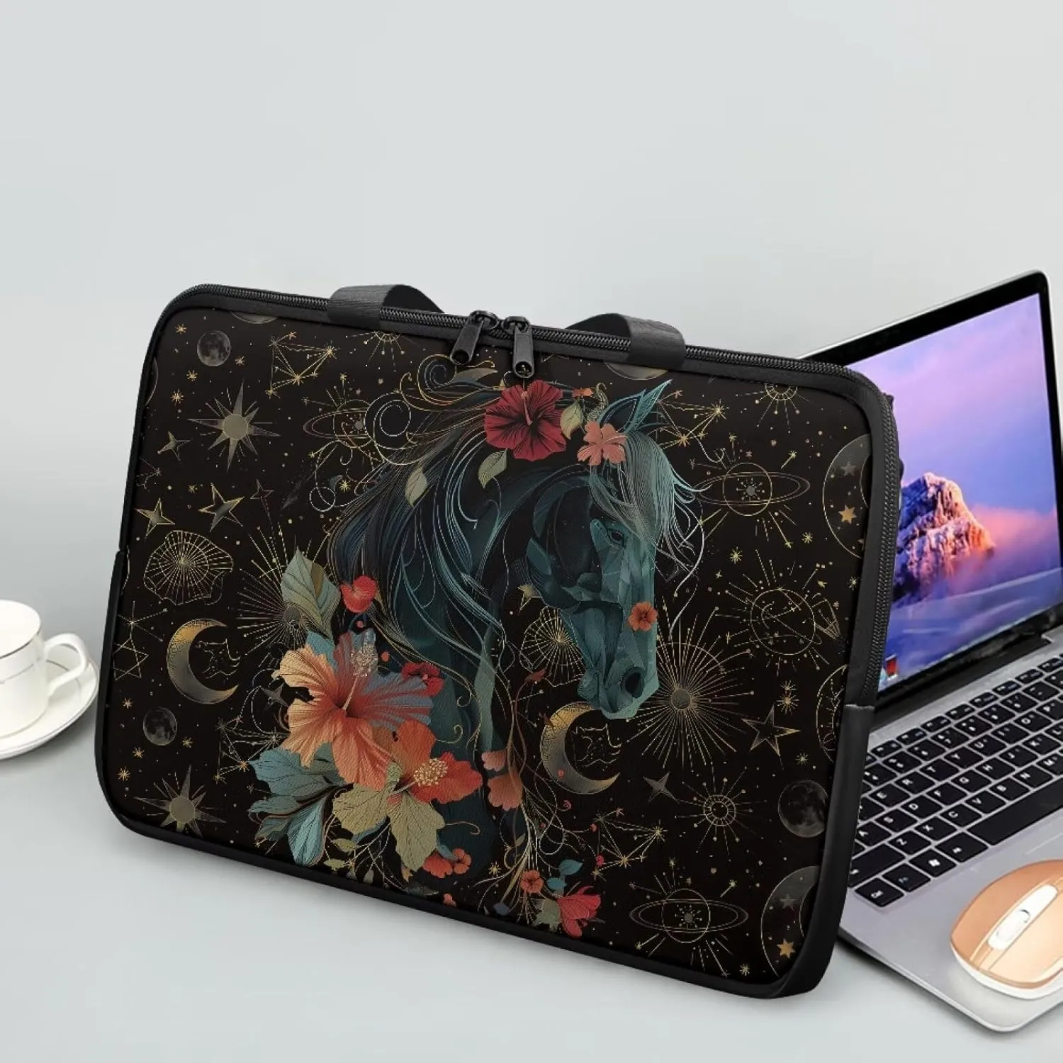 Laptop Bag for Women Men Waterproof Carrying Case Zipper Computer Handbag for Office Business 10 Inch- 17 Inch