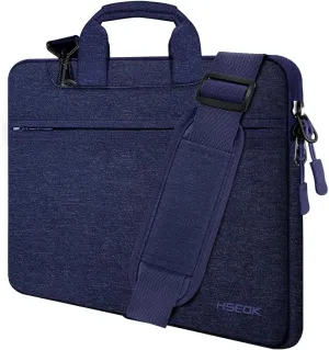 Laptop Shoulder Bag 13 13.3 14 Inch Case Compatible with MacBook Pro 14 2025-2021 M4/M3/M2/M1, Mac Air/pro 13-13.3 Inch and Most Popular 13-14 Notebooks,Spill-Resistant Briefcase,Dark Blue