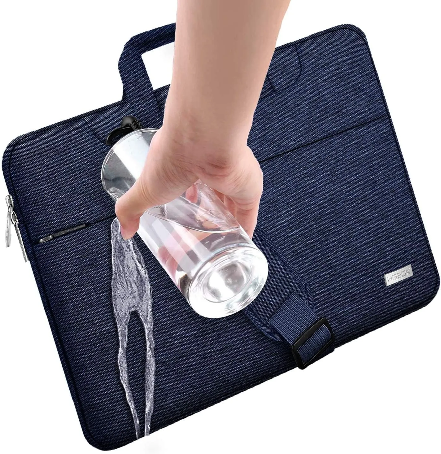 Laptop Shoulder Bag 13 13.3 14 Inch Case Compatible with MacBook Pro 14 2025-2021 M4/M3/M2/M1, Mac Air/pro 13-13.3 Inch and Most Popular 13-14 Notebooks,Spill-Resistant Briefcase,Dark Blue
