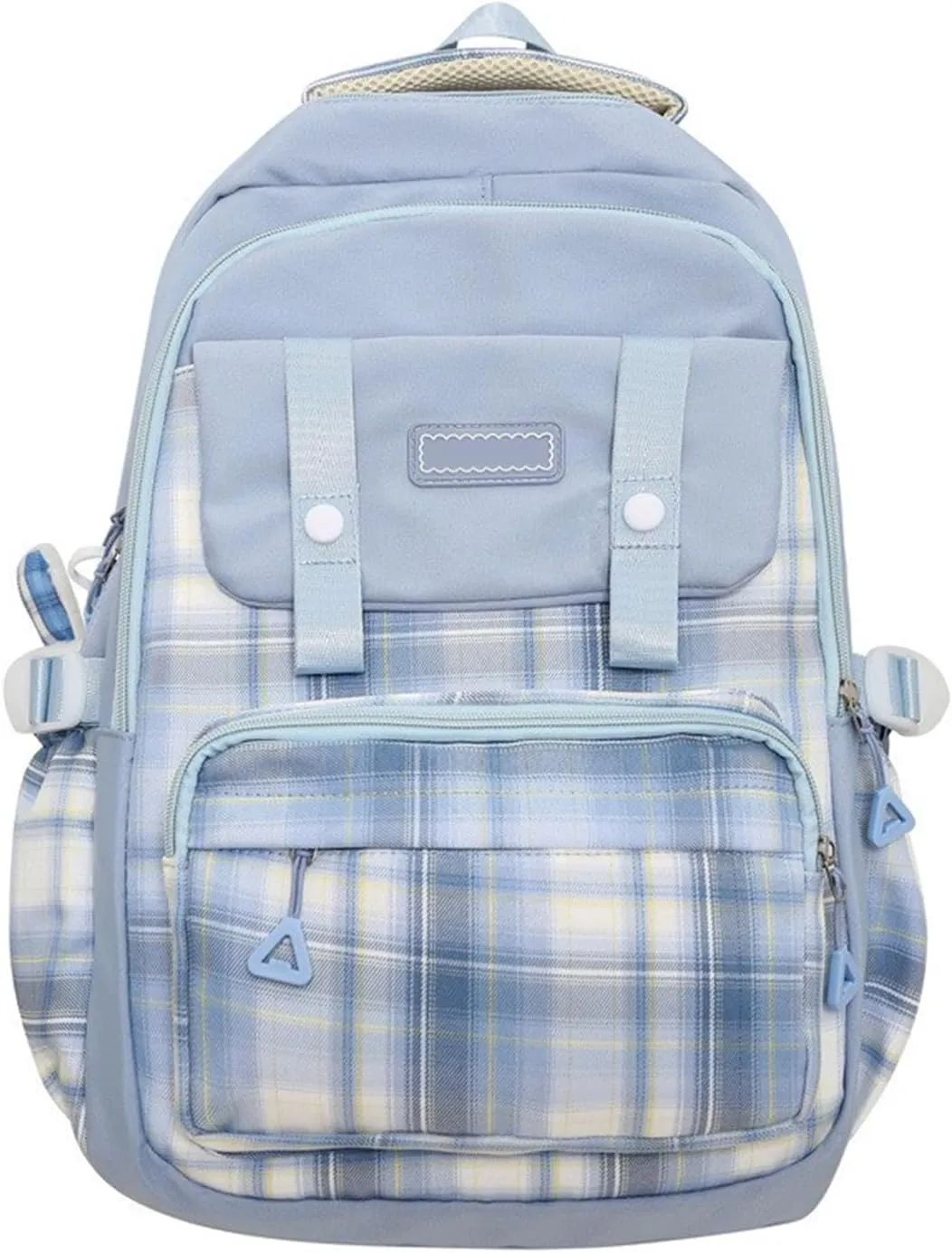 Large Capacity Backpack Casual Daypacks Student School Backpack Aesthetic Backpack Travel Bag for Teens Girls, Blue, as the pic show