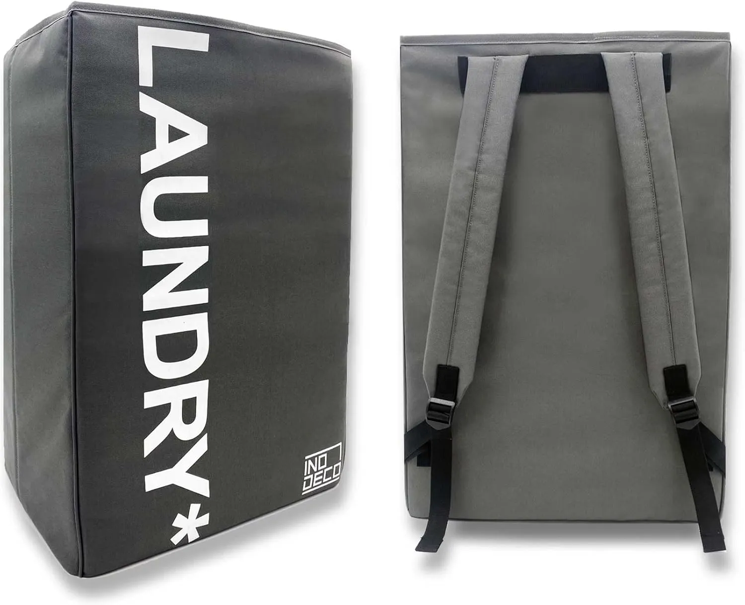 Large Laundry Backpack - 2 in 1 Hamper Bag with Shoulder Straps - Travel Laundry Bag (big laundry bag) - for College Student, Dorm, Camp, Laundromat, Apartment, Travel