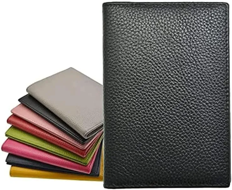 Leather Wallet Pu Leather Wallet Retro Short Large Capacity Purse Clutch for Men's and Women's Fashion Portable Coin Pocket Card Holder Large Capacity (Gr,9.5x14cm)
