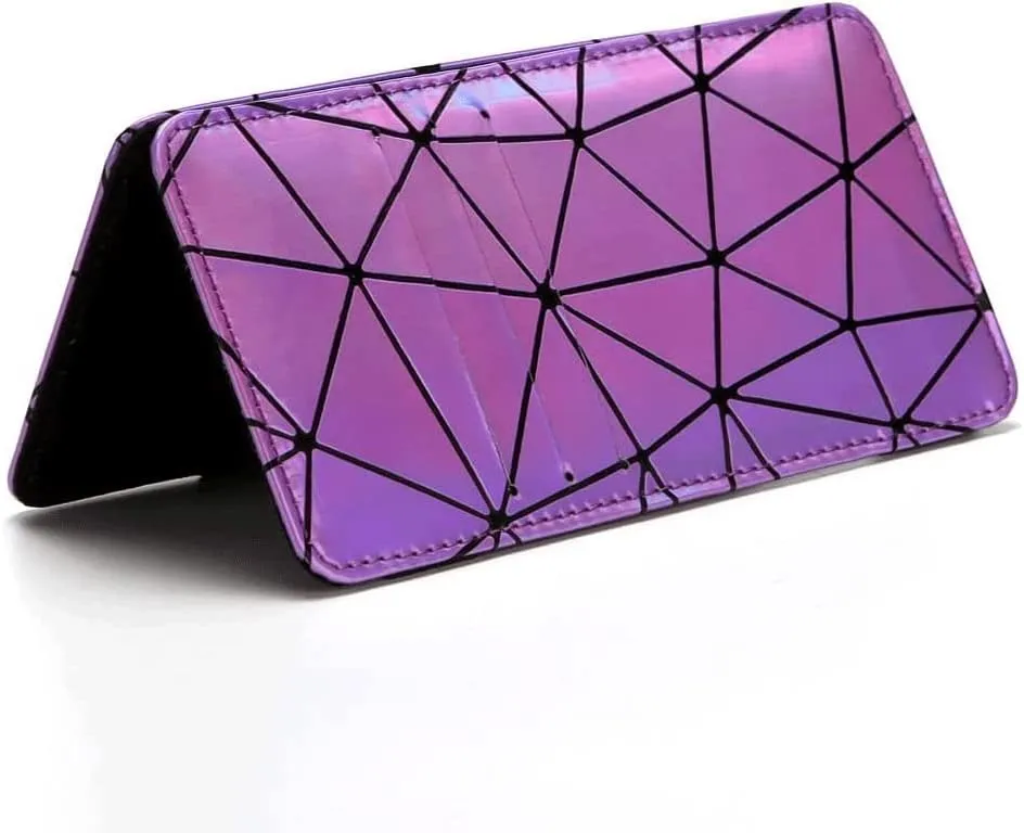 Leather Wallet Women's Pu Leather Wallet Large Capacity Long Slim Purse Clutch for Girls Ladies Vintage Fashion Coin Pocket Large Capacity (Bk,8.5x17cm)