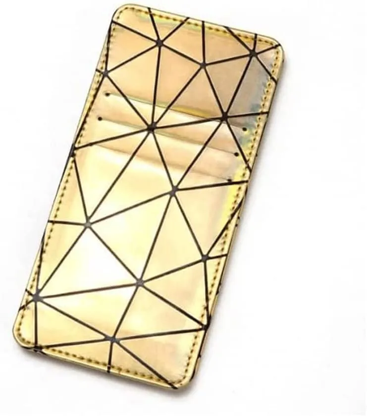 Leather Wallet Women's Pu Leather Wallet Large Capacity Long Slim Purse Clutch for Girls Ladies Vintage Fashion Coin Pocket Large Capacity (Gd,8.5x17cm)