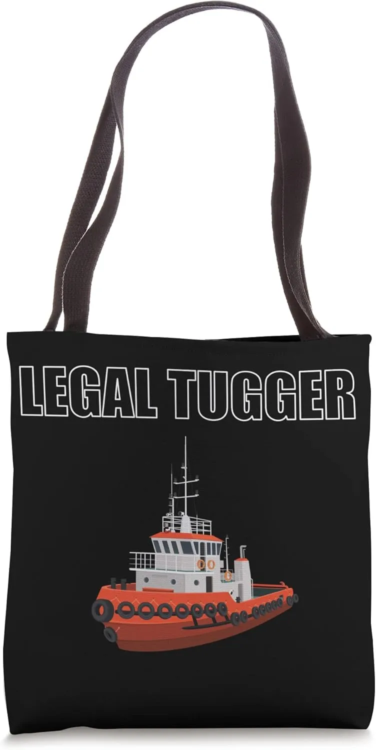 Legal Tugger Tugboat Apparel Tug Boat Crew Ship Lover Tote Bag