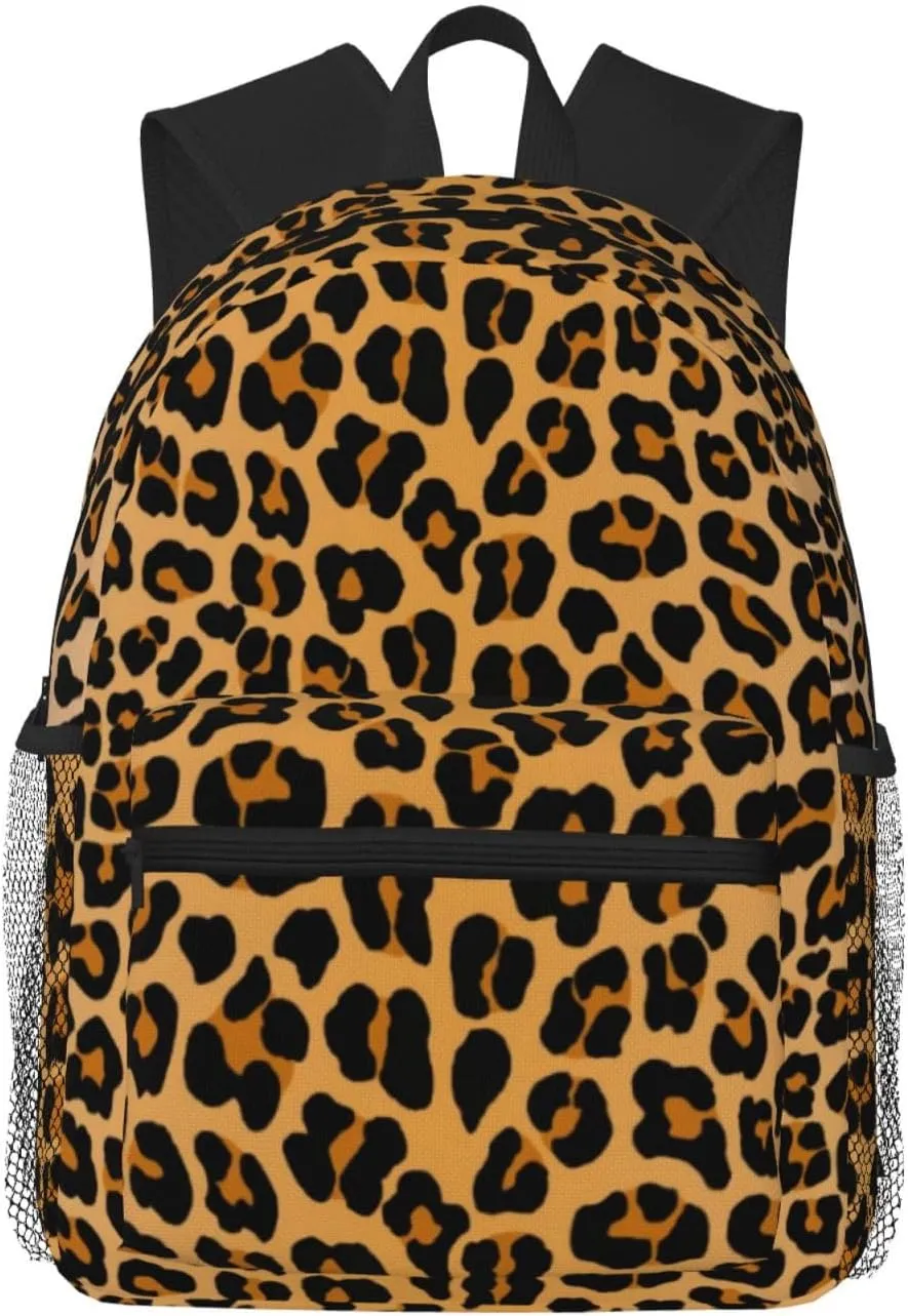 Leopard Lightweight Packable Backpack Travel Casual Hiking Daypack Foldable Backpack For Men Women
