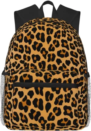 Leopard Lightweight Packable Backpack Travel Casual Hiking Daypack Foldable Backpack For Men Women