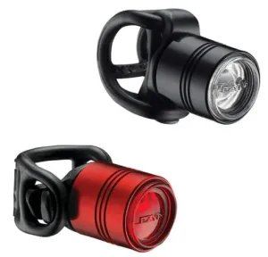 Lezyne LED Femto Drive Compact Front & Rear Bike Light Pair (1-LED-1P-V100)