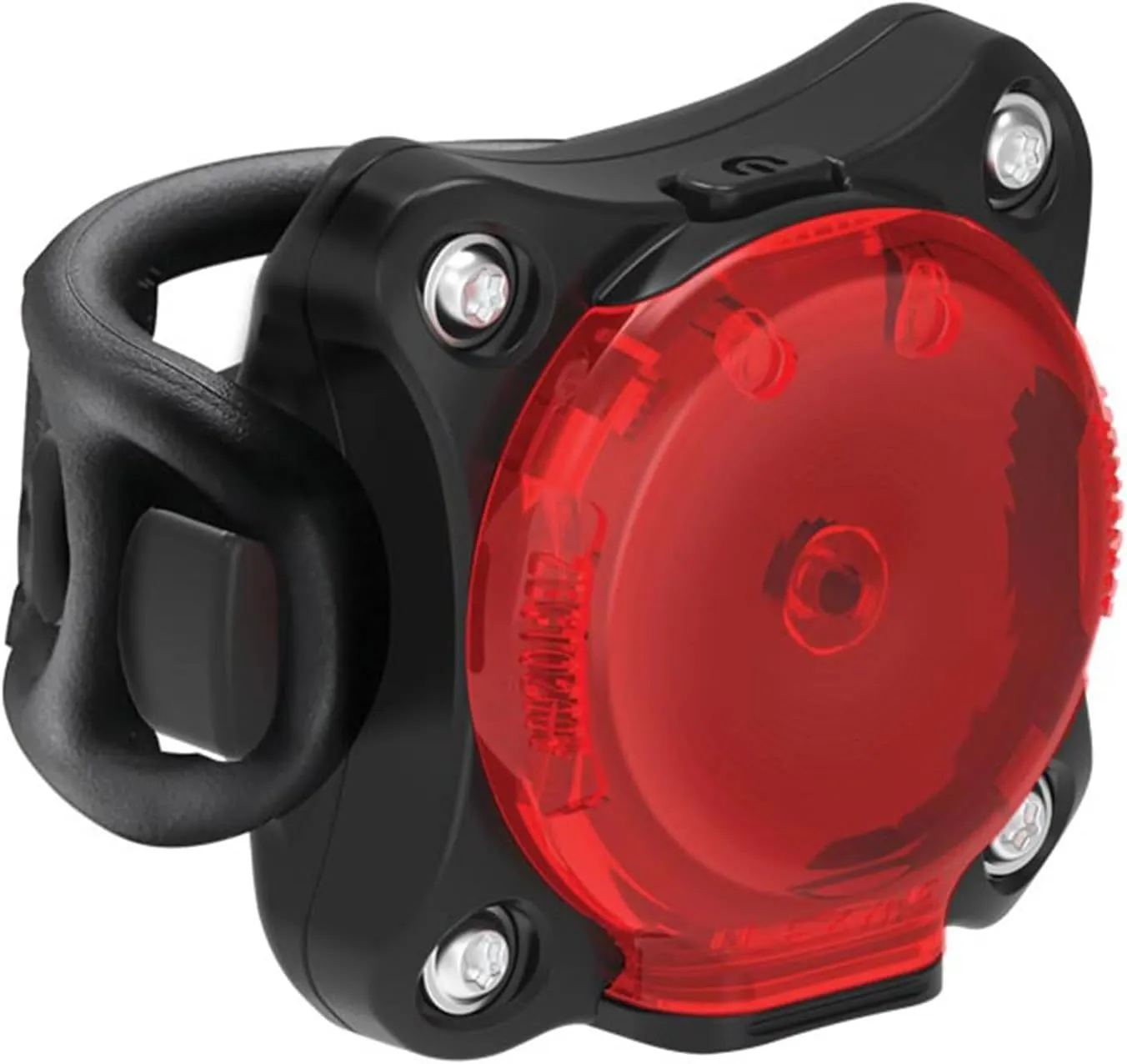 LEZYNE Zecto Drive 200  Bicycle USB Rechargeable IPX7 Waterproof LED Rear Light w/Multiple Solid & Flash Modes | Silicone Rubber Mounting Strap Included, 200 Lumens/USB-C, Black