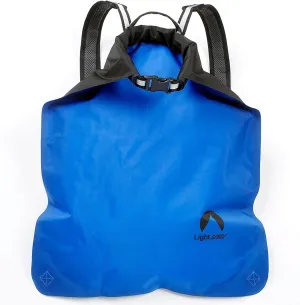 Lightspeed Outdoors Simple Dry Backpack | High and Dry Rolltop Drybag Backpack for Outdoors | Waterproof Dry Bag Backpack for Kayaking | Fully Welded Construction with 13L Capacity | Classic Blue