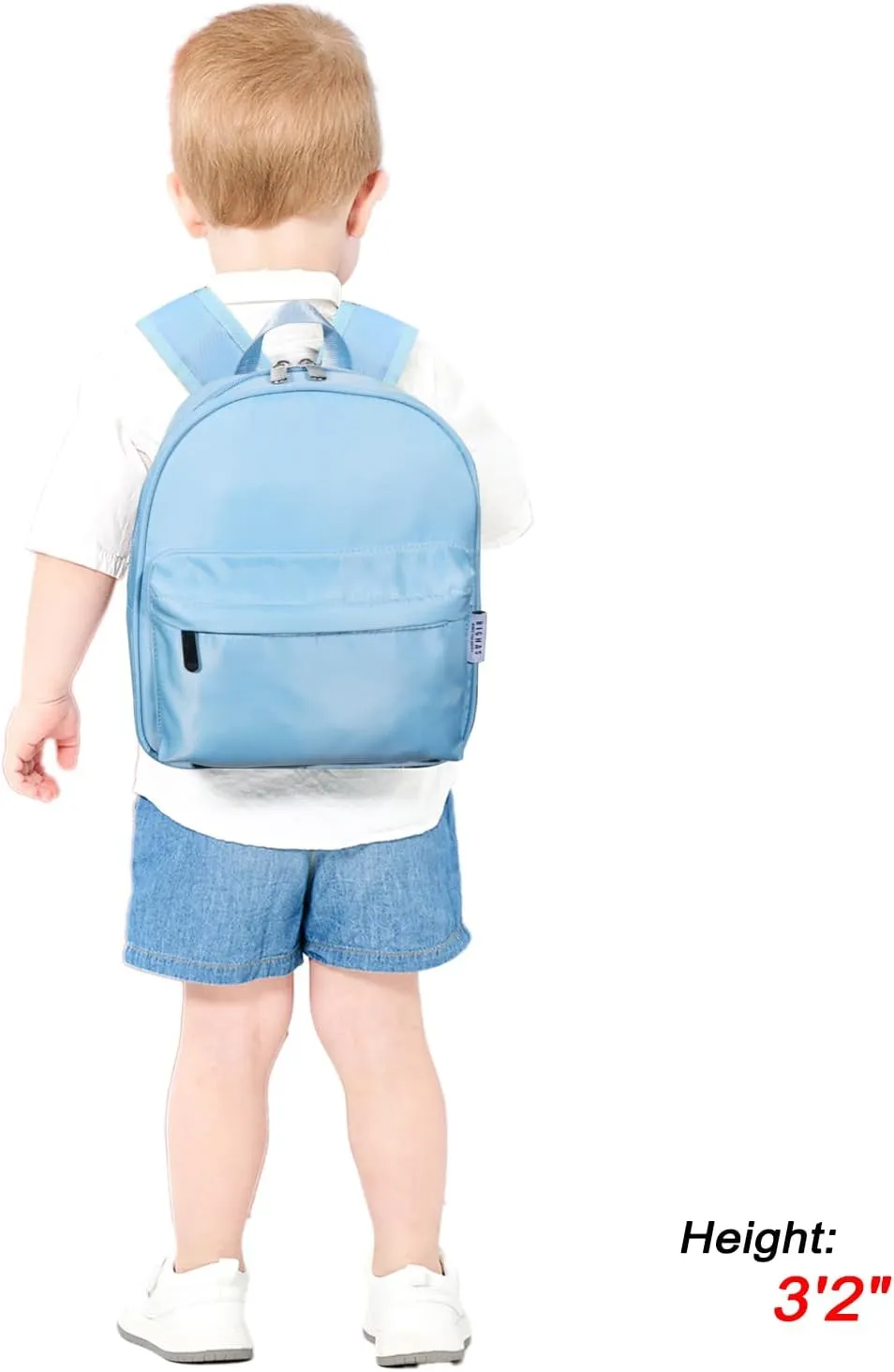 Lightweight Toddler Kids Backpack with Chest Strap For Boys and Girls, Preschool Kindergarten 3-6 Years Old 30 Colors (Blue)