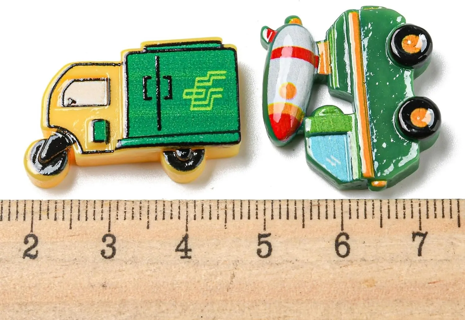 LiQunSweet 100 pcs Mixed Styles Car Theme Resin Cabochons Truck Vehicle Excavator Tank Cartoon Transportation Flatback Charms for DIY Jewelry Embellishment Craft Shoe Bag