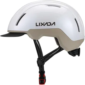 Lixada Adult Bike Helmet, Lightweight Mountain Bike Helmet Comfort Bicycle Helmet with Pads & Visor, Impact Protection Adjustable Cycling Helmet for Men Women Commuting, Road Biking, Skating