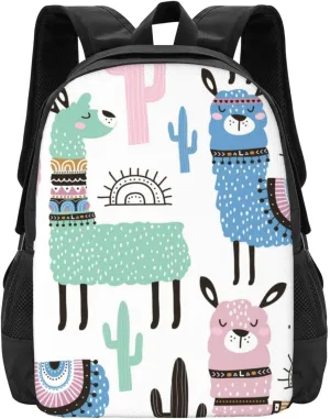 Llama Lightweight Packable Backpack Travel Casual Large Capacity Daypack Foldable Backpack For Men Women