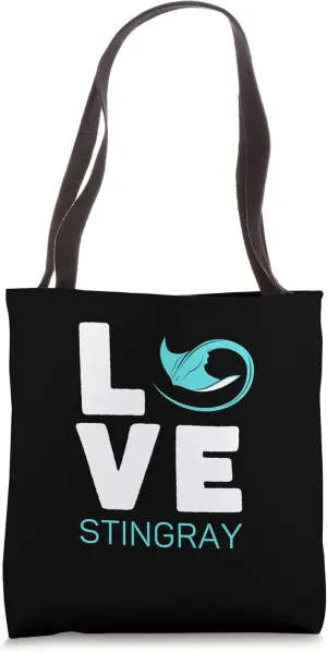 Love Stingray Marine Biology Manta Rays Tote Bag