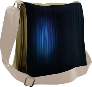 Lunarable Dark Blue Messenger Bag, Hollywood Entertainment, Unisex Cross-body