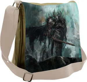 Lunarable Fantasy World Messenger Bag, Dark Knight, Unisex Cross-body