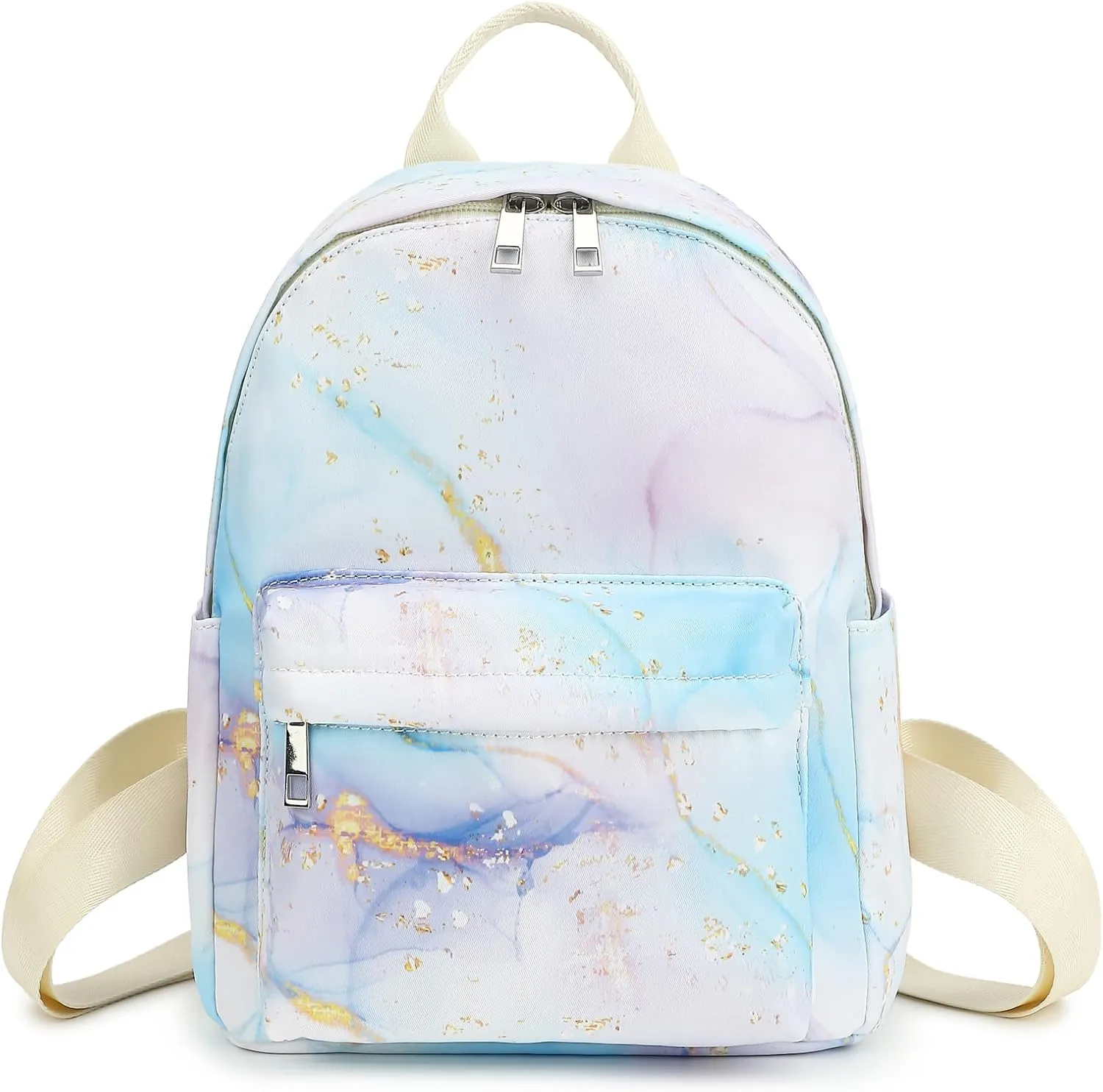 Marble Mini Backpack Women Girls, Small Backpack Purse for Adults Teens Kids School Travel