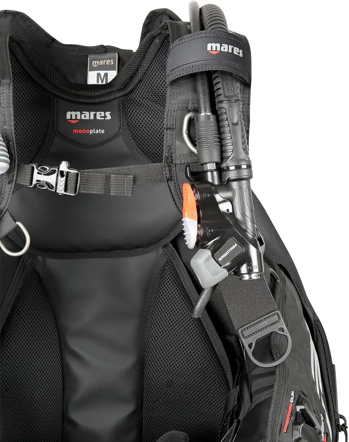 Mares Men's Guardian ErgoTrim Scuba Diving BCD with SLS Weight System - Versatile Buoyancy Compensator with Traditional/Airtrim Inflation
