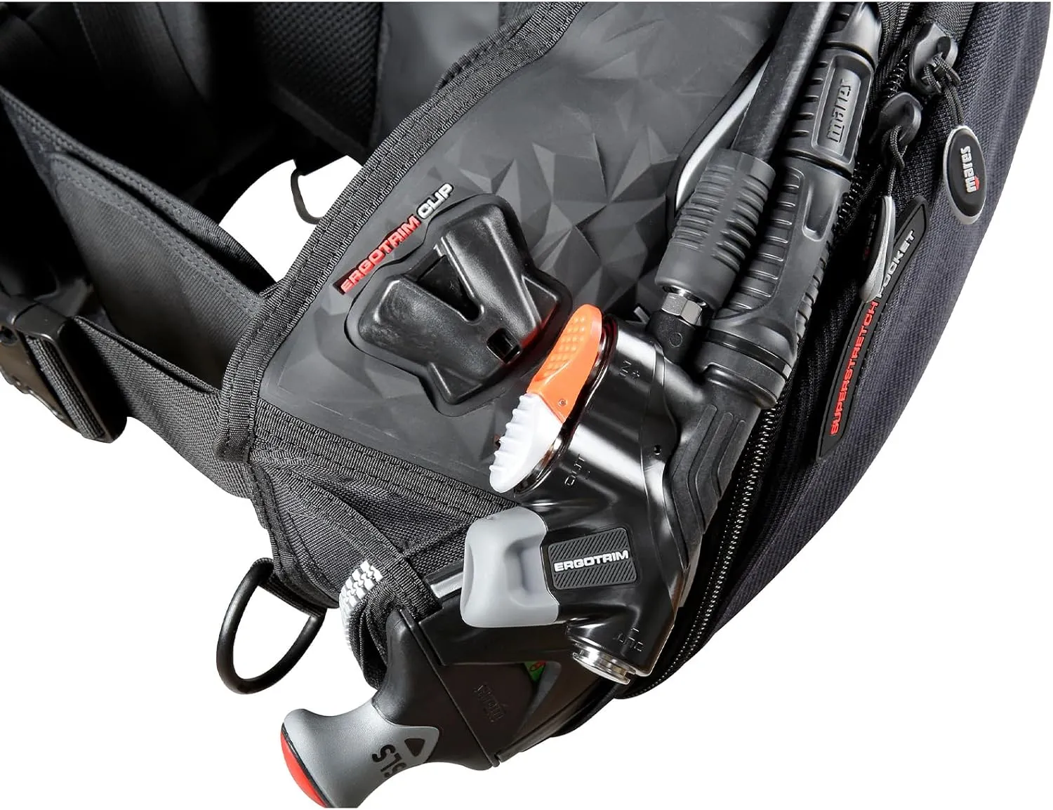 Mares Men's Guardian ErgoTrim Scuba Diving BCD with SLS Weight System - Versatile Buoyancy Compensator with Traditional/Airtrim Inflation