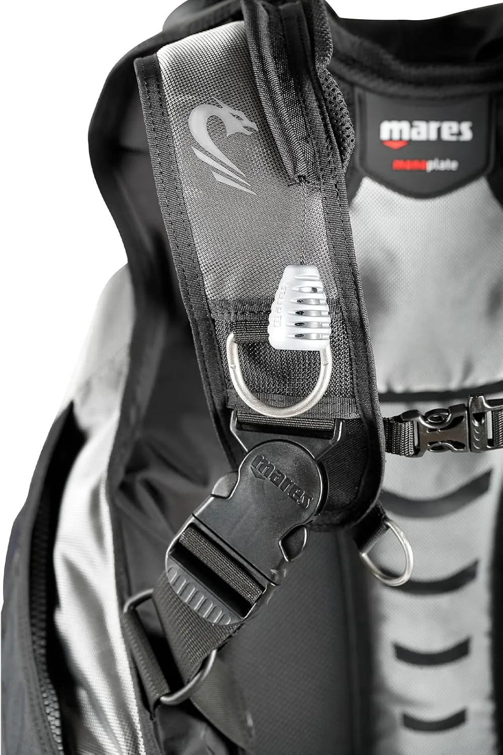 Mares Unisex Dragon SLS Weight System Scuba Diving BCD | Durable Stable Underwater Buoyancy Compensator | High-Lift Capacity, 420 D Cordura, Large Cargo Pockets