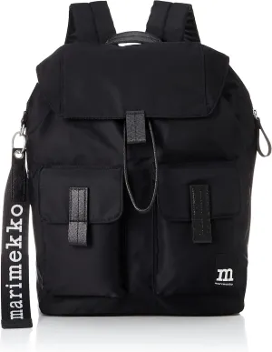 Marimekko EVERYTHING BACKPACK L SOLID 91198 009 Black