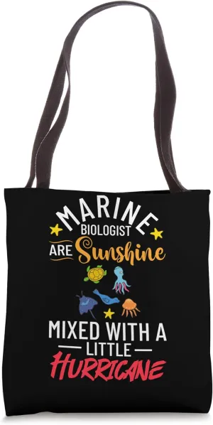 Marine Biologist Animals Learning Aquatics Oceanography Tote Bag