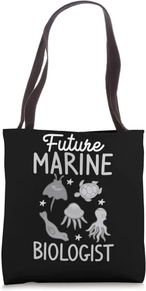 Marine Biologist Animals Learning Aquatics Oceanography Tote Bag