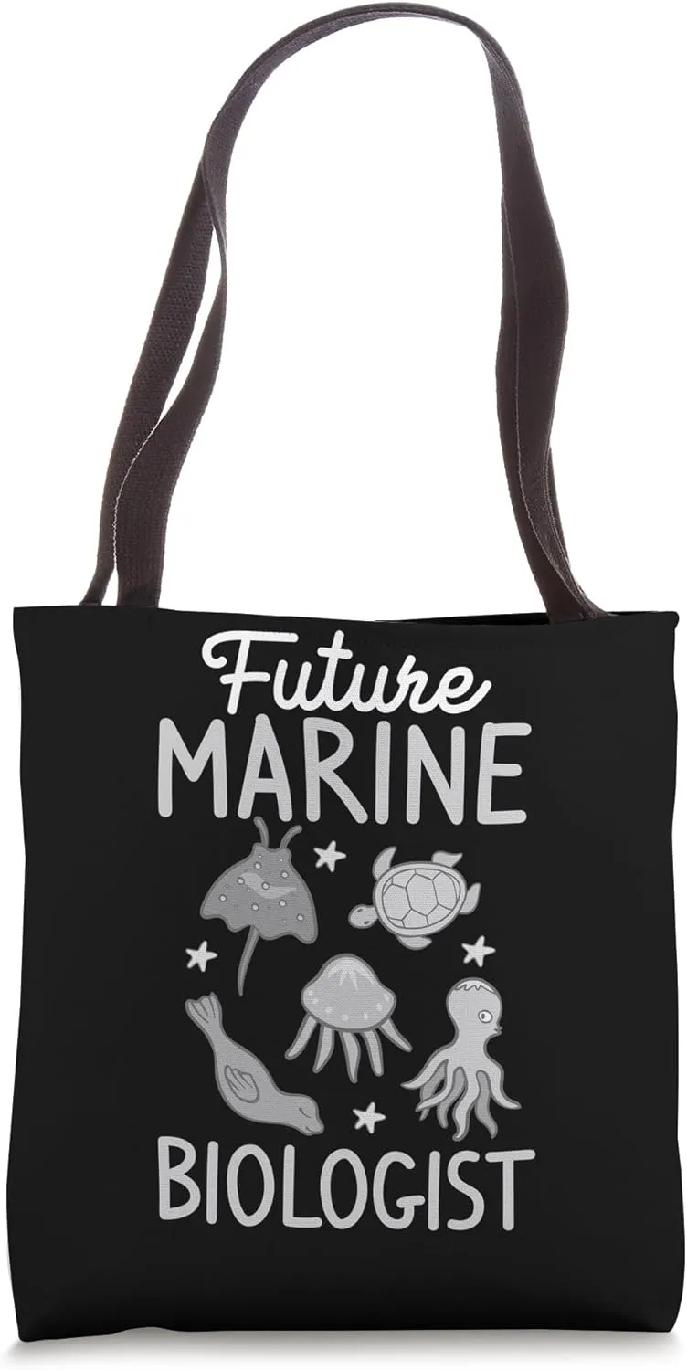 Marine Biologist Animals Learning Aquatics Oceanography Tote Bag