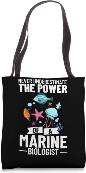 Marine Biologist Animals Learning Aquatics Oceanography Tote Bag