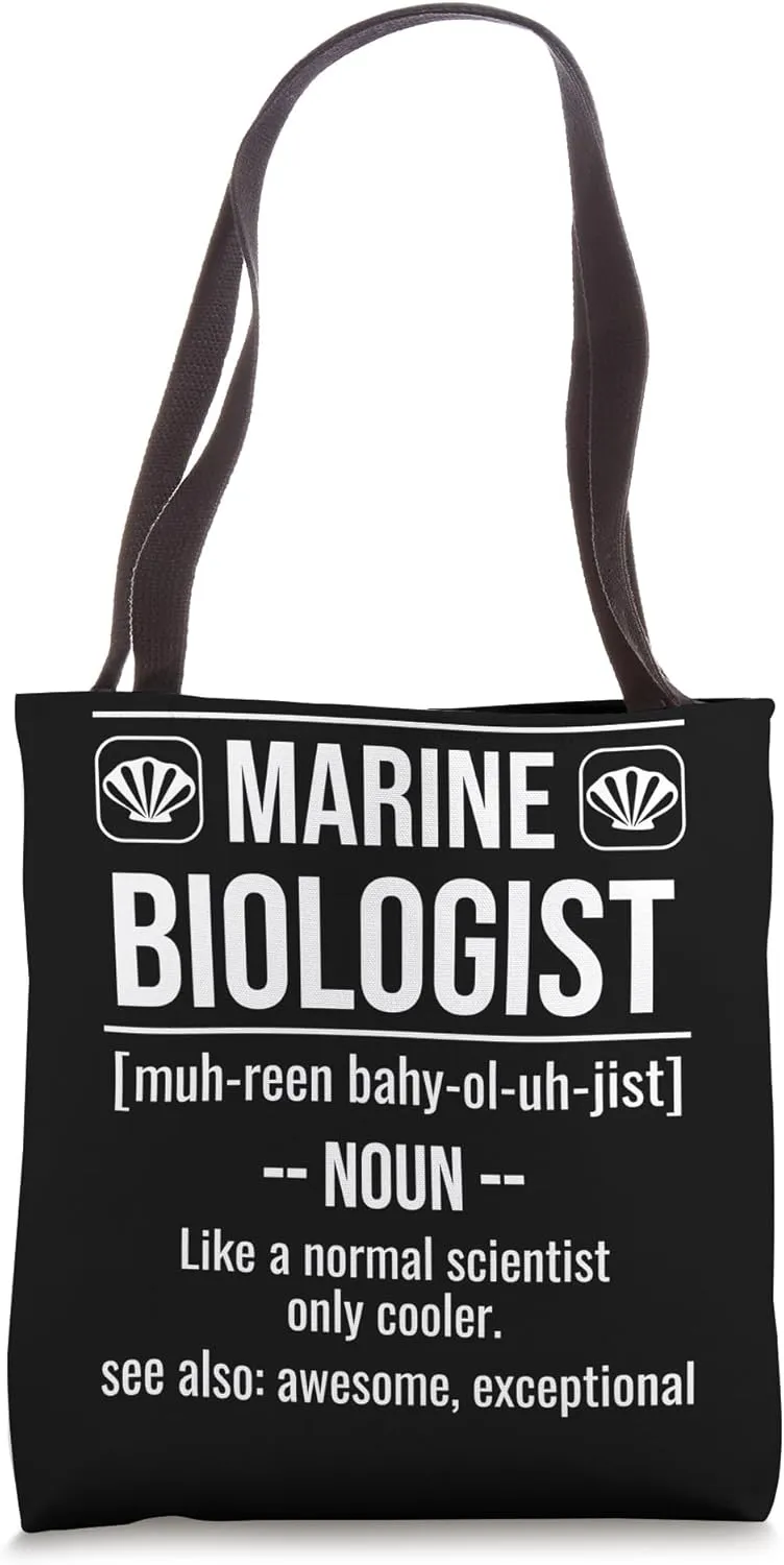 Marine biologist Oceanography Enthusiast aquatic life lover Tote Bag