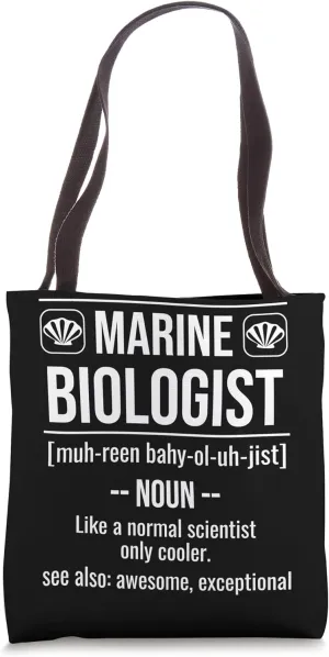Marine biologist Oceanography Enthusiast aquatic life lover Tote Bag