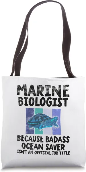 Marine Biology Design For A Marine Biologist Tote Bag
