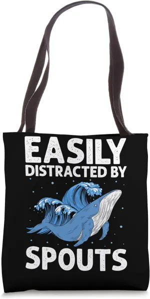 Marine Mammal Quote for Orca Watching and Humpback Tote Bag