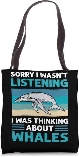 Marine Mammals Whales Sea Ocean Whale Watcher Tote Bag