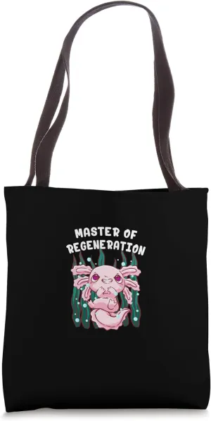 Master of Regeneration Axolotl Sea Animals Salamander Tote Bag
